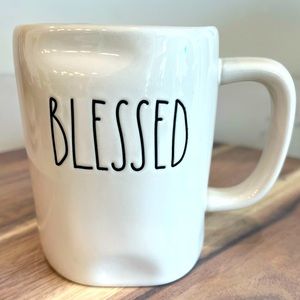 RAE DUNN | ARTISAN COLLECTION
BY MAGENTA™ BLESSED coffee mug White in color